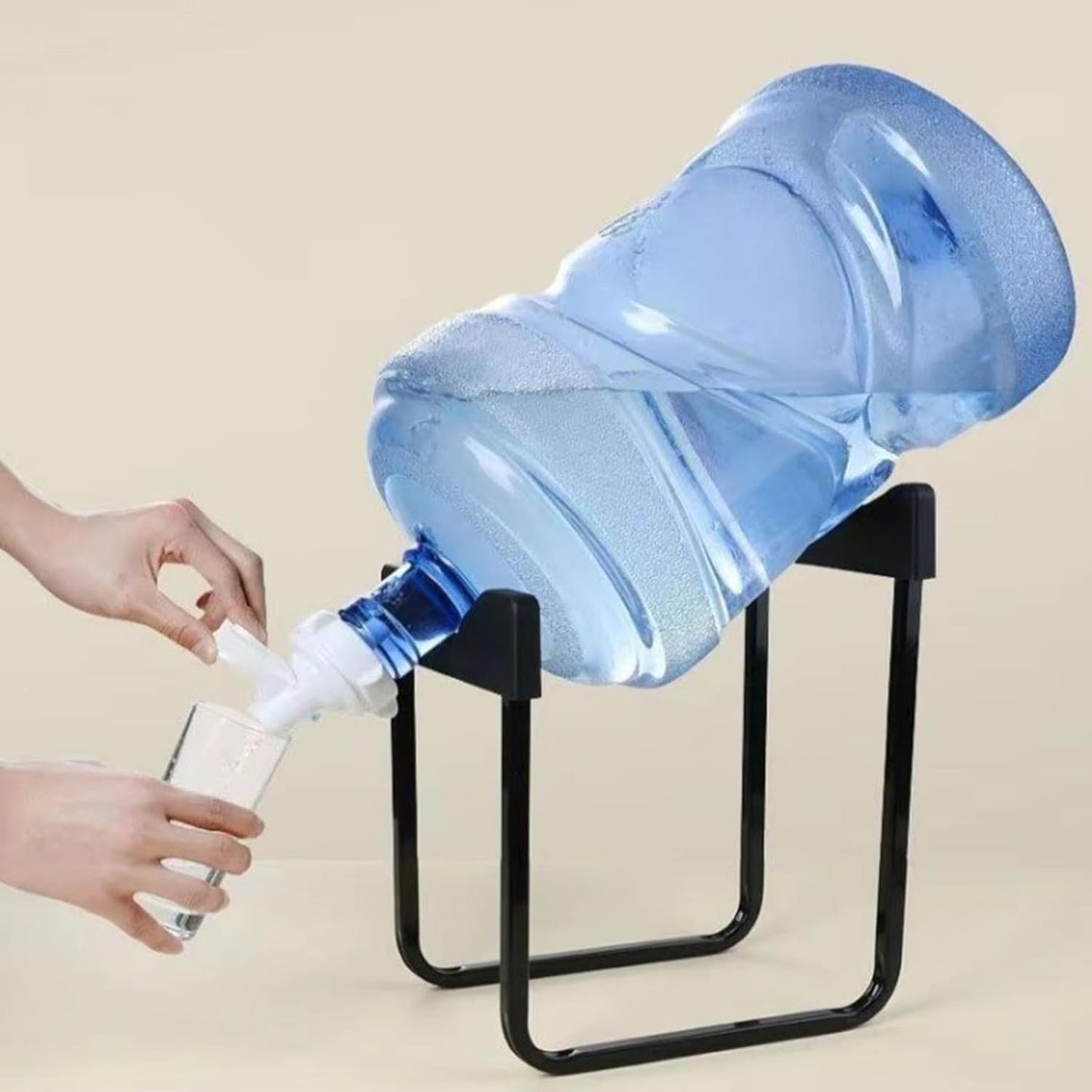 🚰💧 Support distributeur d’eau — 19 L — 🛡️ antidérapant • 🥤 bec verseur • 🔩 porte-pichet en acier inoxydable • 🔄 compatible goulots 55 mm