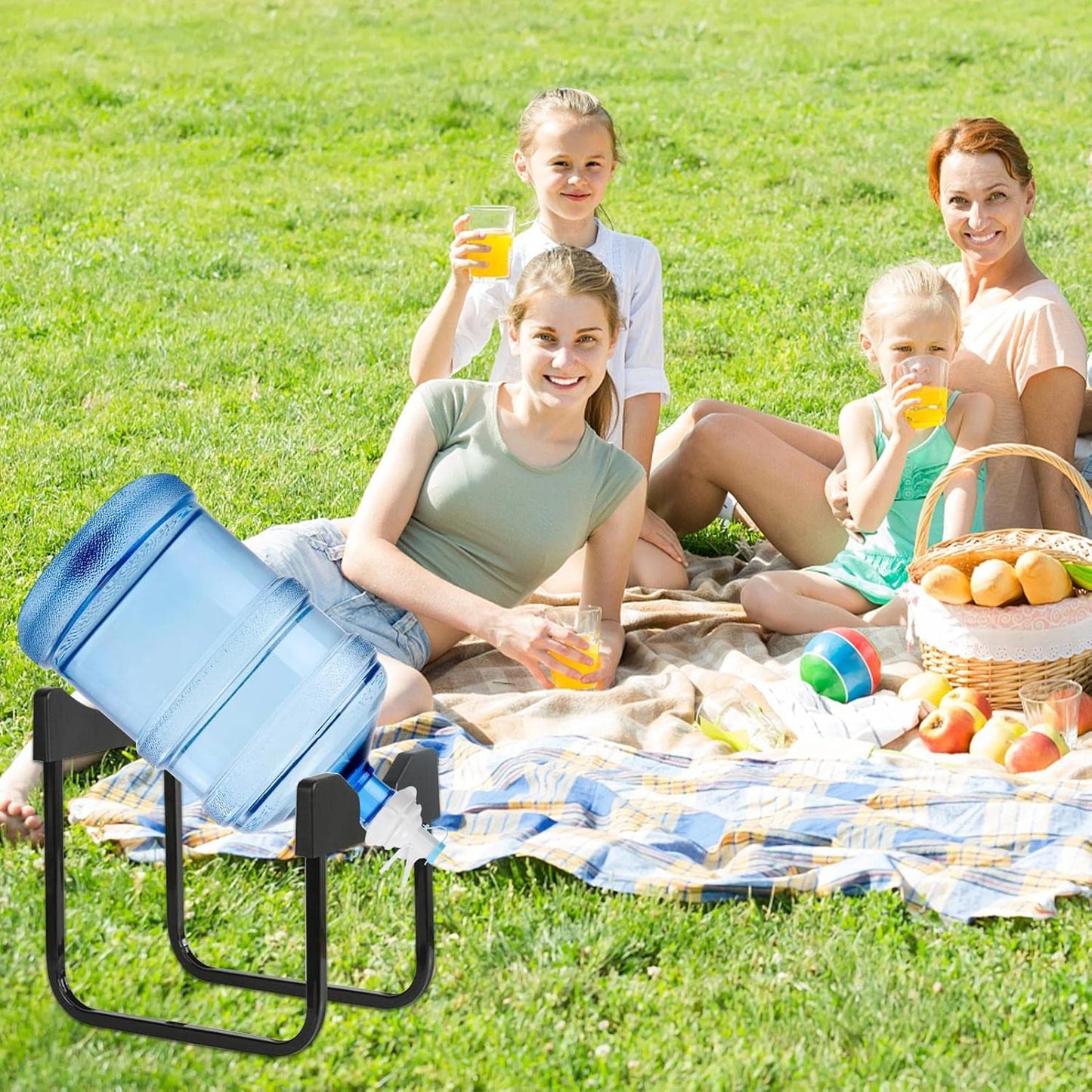 🚰💧 Support distributeur d’eau — 19 L — 🛡️ antidérapant • 🥤 bec verseur • 🔩 porte-pichet en acier inoxydable • 🔄 compatible goulots 55 mm