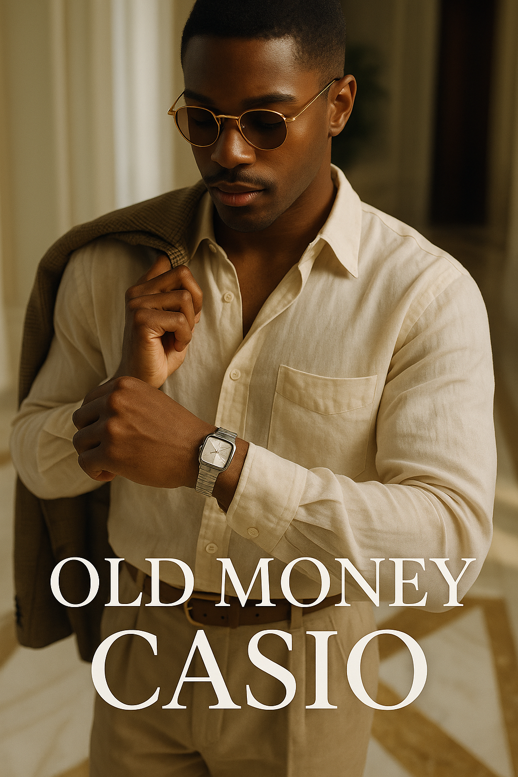 ⌚ Montre Quartz Rétro Carrée Casio — Unisexe (Hommes / Femmes) — Acier Inoxydable, Bracelet à Maillons, Résistance à l’eau du quotidien