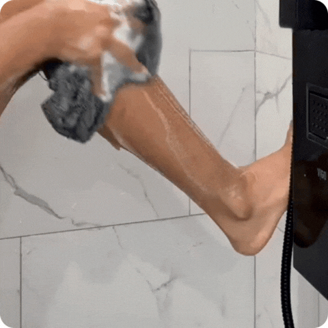 🛁✨ Serviette Exfoliante Douce & Antibactérienne 🙅🏿🦠 – LOT DE 2 – Peau Plus Lisse, Plus Saine, Plus Propre et Plus Lumineuse ✨ & Sans Impuretés 🌿💧