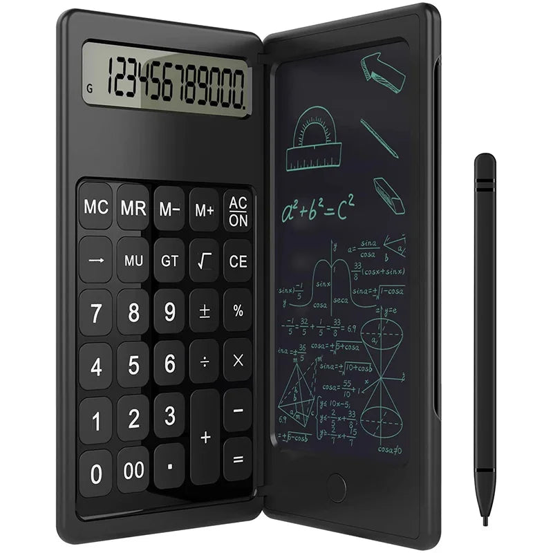 🖩 Mini Calculatrice avec Tablette LCD d’Écriture 2 en 1 📝