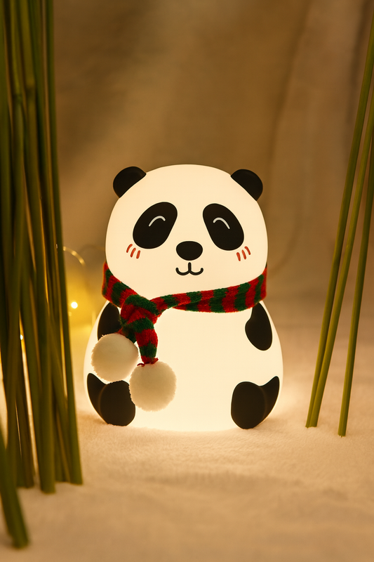 LumiPanda — Veilleuse Enfant en Silicone (Rechargeable / Tactile) 🐼🌙