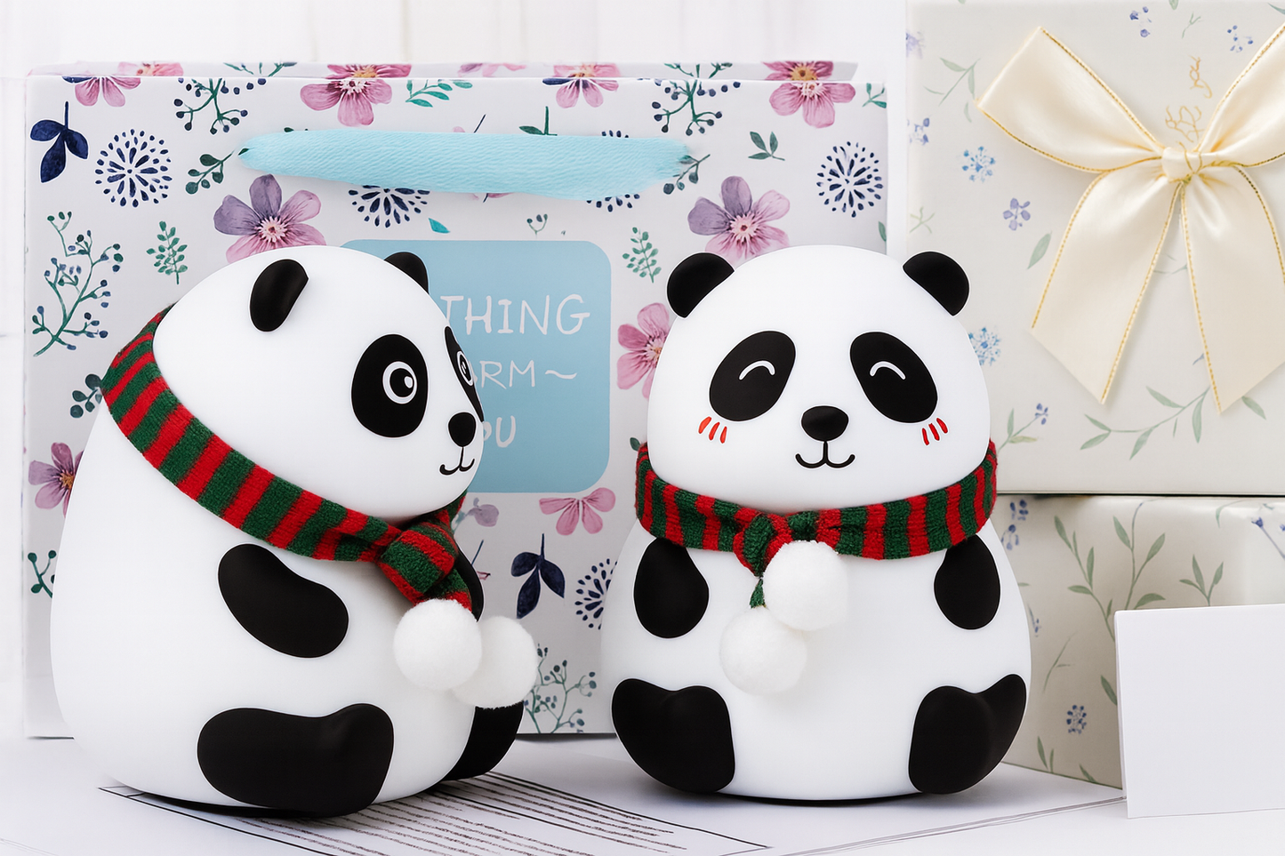 LumiPanda — Veilleuse Enfant en Silicone (Rechargeable / Tactile) 🐼🌙
