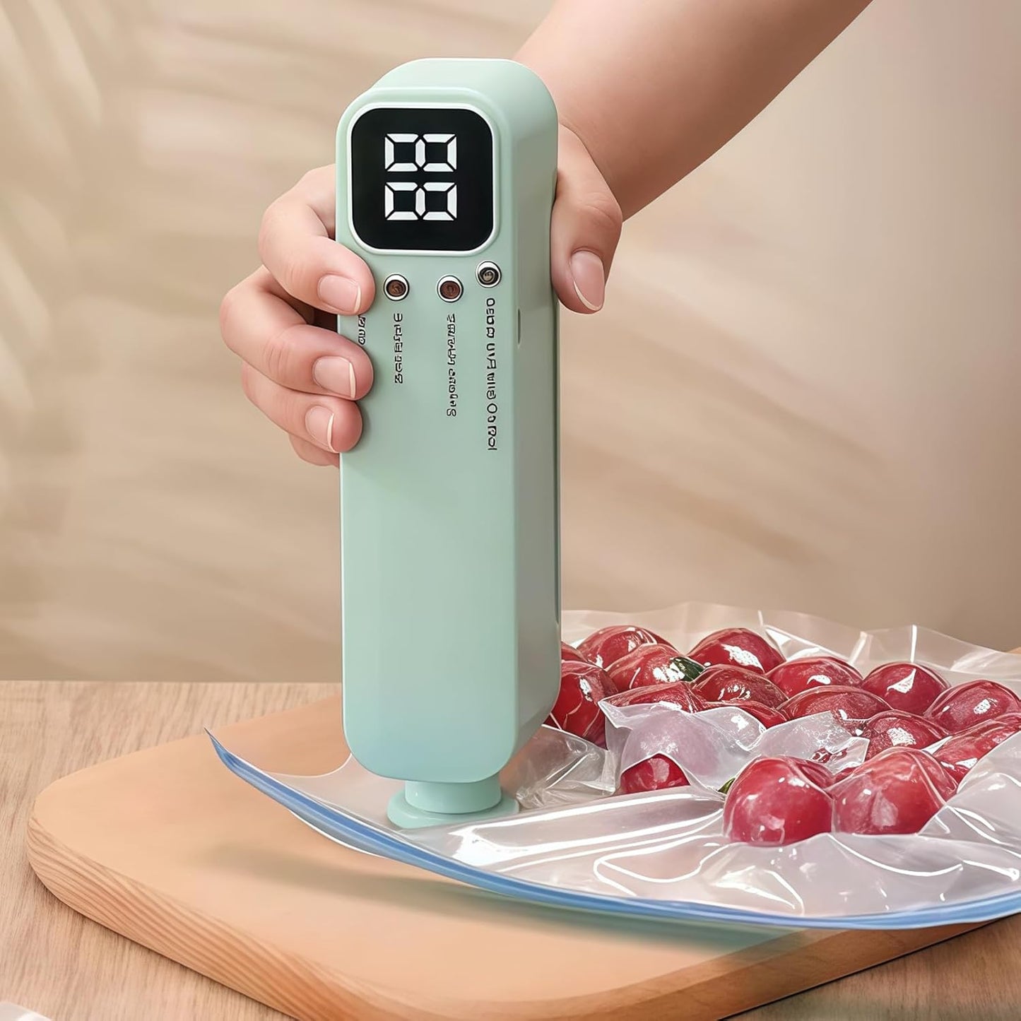 MiniSeal â Scelleuse sous vide 60 kPa, 3 modes, USB-C đ„