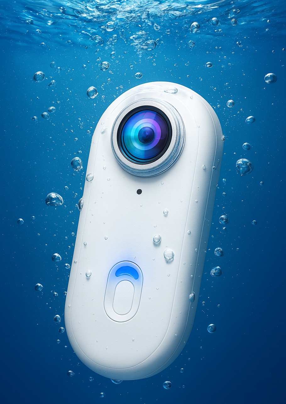 SportsCam 4K Pro — Mini Caméra 360°, résistante et étanche 🎥 (Fournie avec l’ensemble de ses accessoires)