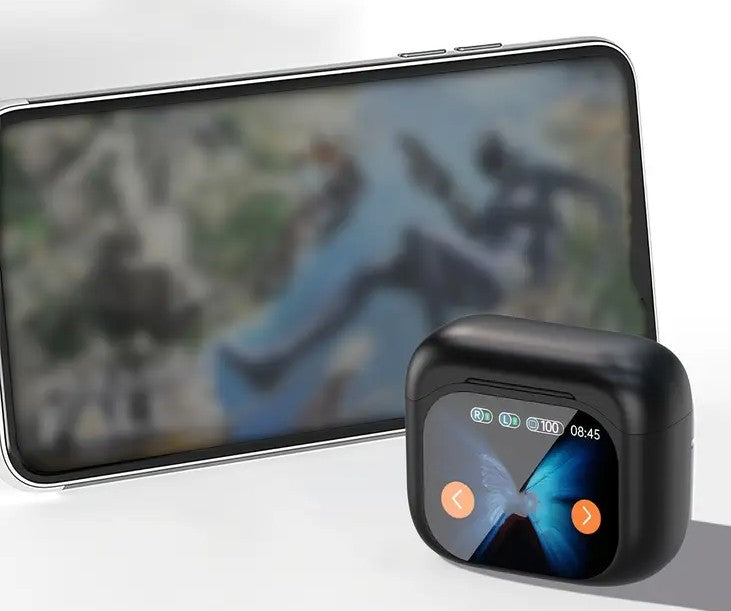 AirBeats — Écouteurs sans fil à boîtier écran tactile, réduction de bruit & Hi-Fi 🎧