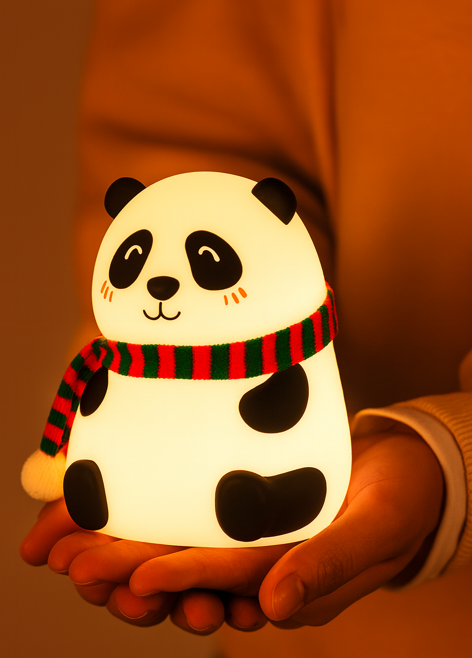 LumiPanda — Veilleuse Enfant en Silicone (Rechargeable / Tactile) 🐼🌙