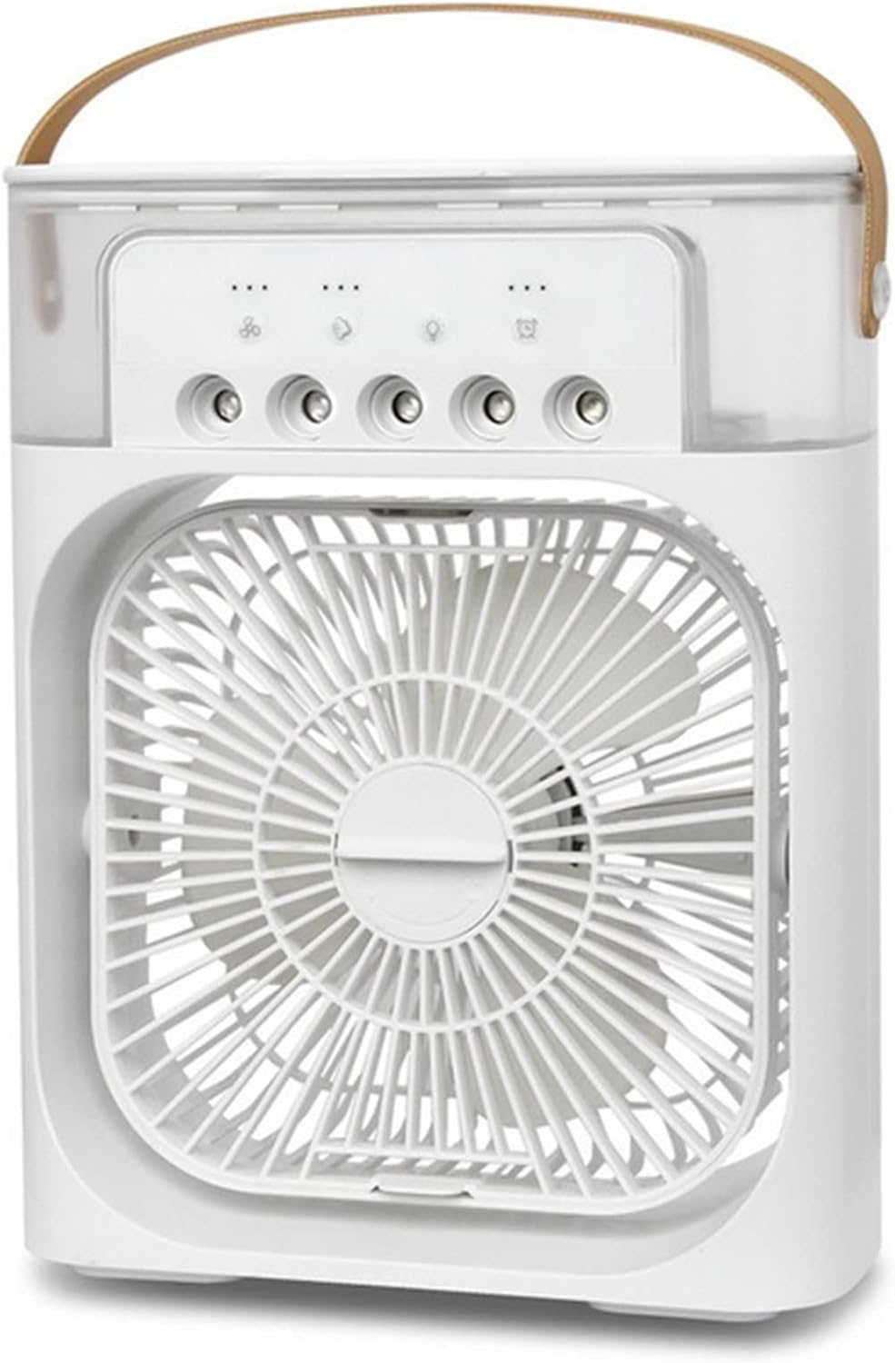 AquaBreeze — Ventilateur/rafraîchisseur USB, humidification & LED 7 couleurs 🌬️