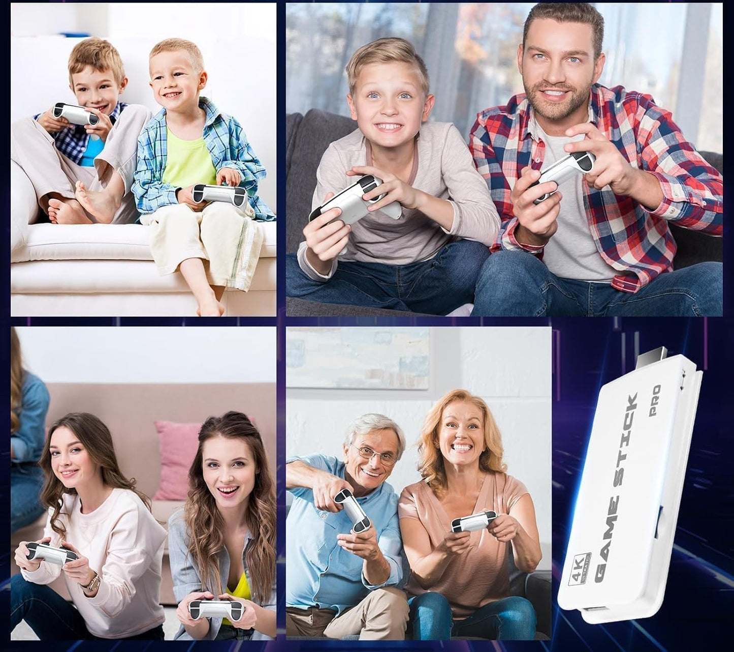 RetroPlay — Console Rétro 21 000+ Jeux, 2 Manettes Sans Fil 🎮📺