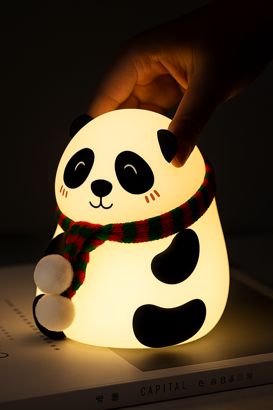 LumiPanda — Veilleuse Enfant en Silicone (Rechargeable / Tactile) 🐼🌙