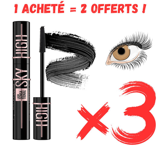 ✨👁️ Mascara Cils Sensationnel Sky High — Cils XXL, longueur infinie & volume 3D — Cliquez sur un article et profitez d’un lot de 3 mascaras pour le prix d’un seul 💖
