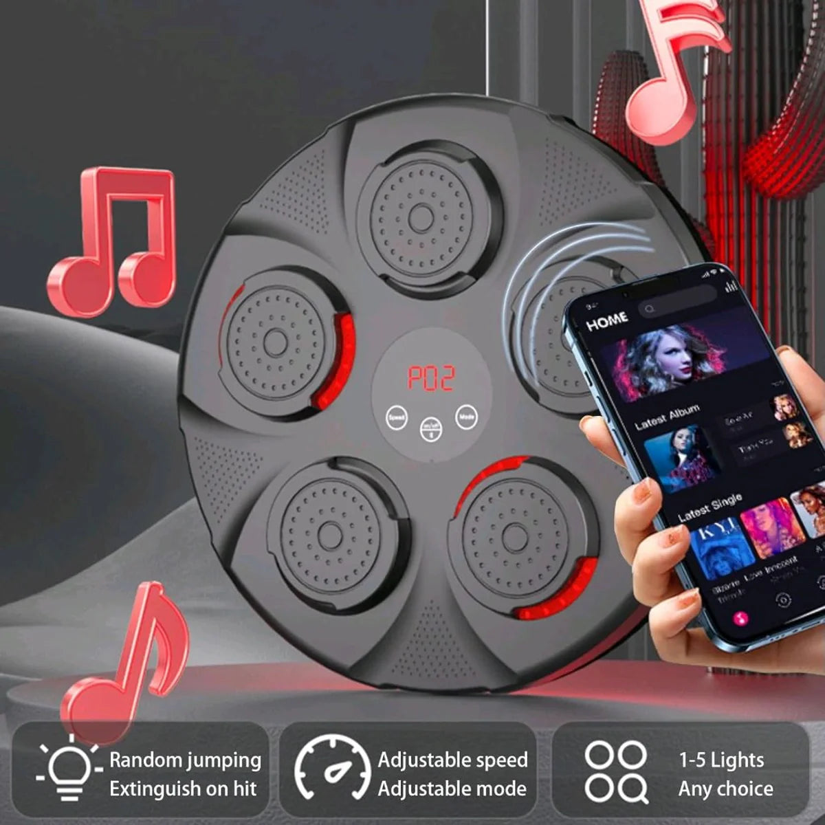 🥊🎶 MAXTOP Intelligent Music Boxing Pad