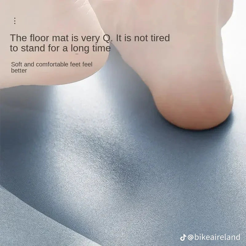 🧼🛡️ Tapis de Cuisine & Douche Antidérapant Long – Super Absorbant, Anti-huile, Imperméable & Anti-casse de vaisselle – Séchage Rapide