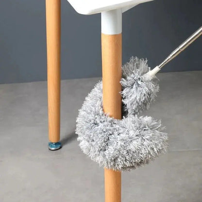 🧹✨Brosse Télescopique Anti-Poussière – Extensible 2,8m – Microfibre Ultra-Efficace – Nettoyage Plafonds, Ventilateurs, Lustres, Coins Hauts 🪶🏠
