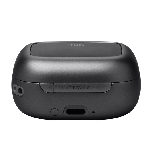 🎧✨ JBL Live Beam 3 — Écouteurs sans fil avec boîtier de recharge intelligent à écran intégré 🧠📟, réduction de bruit adaptative 🔇, appels parfaits 📞🎙️ et autonomie jusqu’à 48 h 🔋⏳