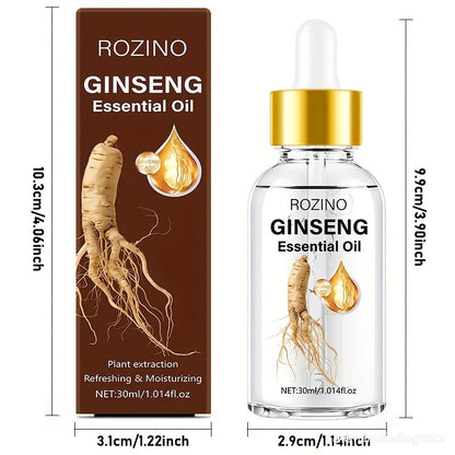 🌿✨ Disaar Huile Essentielle de Ginseng – 3-en-1 Multi-Usage Cheveux Corps Ongles 💛 Anti-Âge & Anti-Rides – 120 ml ✨