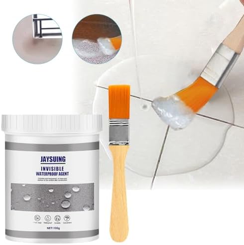 💧 Colle Imperméabilisante Invisible 300g -- 🏠 Étanchéité 💦 Transparente Anti-Fuite 🚫 pour Toit 🏠 Salle de Bain 🚿 Carrelage