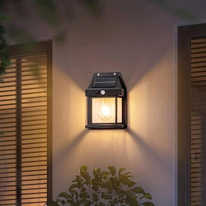 ⭐💡 lot de 2 Lampe Murale Extérieure Énergie Solaire 🌞 Ultra Lumineuse & Imperméable 🌧️ Pour Jardin, Cour; Entrée – Détecteur de Mouvement 🔥 Installation Sans Fil - 1 Article = Lot de 2 pièces