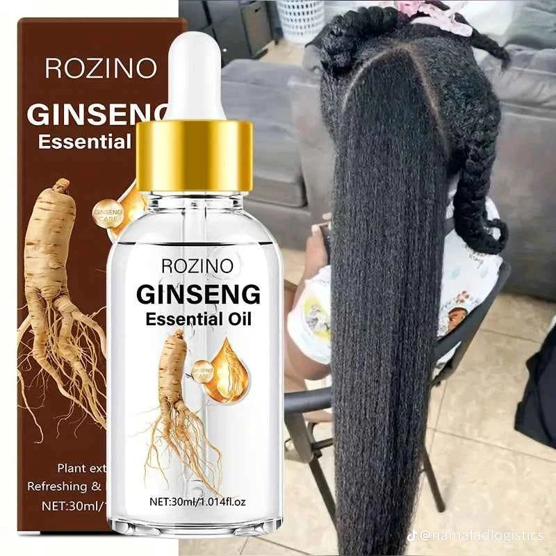 🌿✨ Disaar Huile Essentielle de Ginseng – 3-en-1 Multi-Usage Cheveux Corps Ongles 💛 Anti-Âge & Anti-Rides – 120 ml ✨