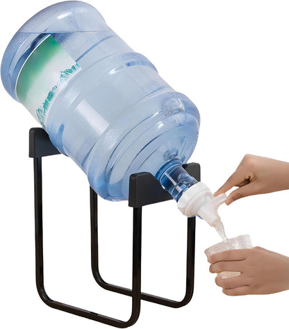 🚰💧 Support distributeur d’eau — 19 L — 🛡️ antidérapant • 🥤 bec verseur • 🔩 porte-pichet en acier inoxydable • 🔄 compatible goulots 55 mm