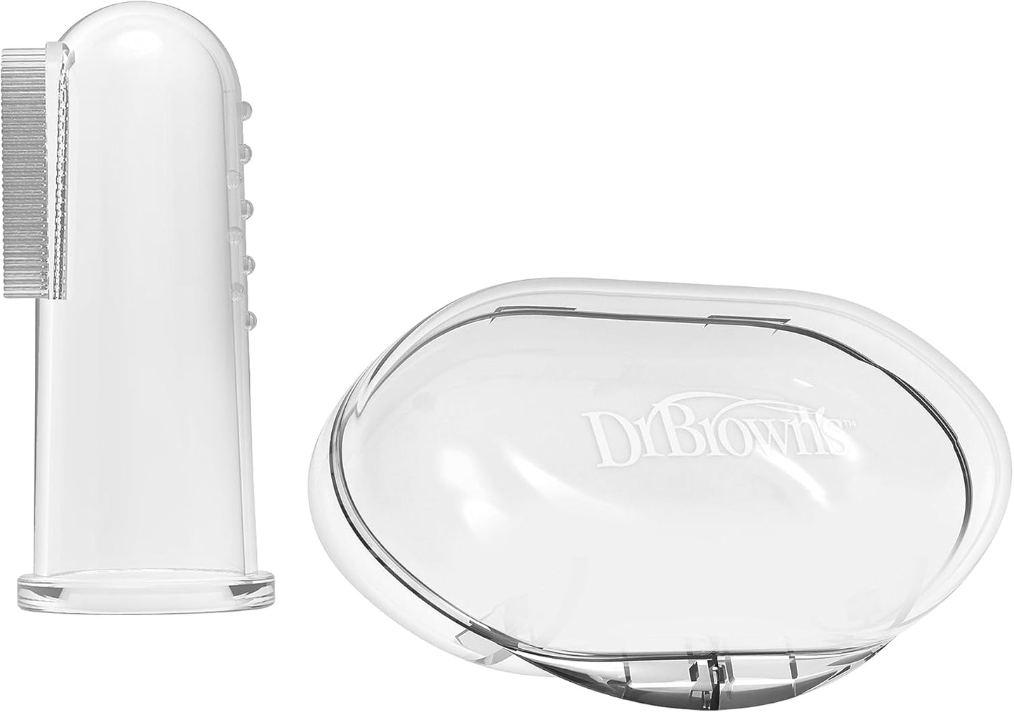 lot de 4 babyBrosse — Brosse à dents à doigt 100% silicone, 0m+ 🍼🦷