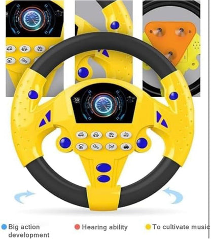 🚗🎶 Volant Musical de Simulation – Piste Électrique, Lumières & Sons
