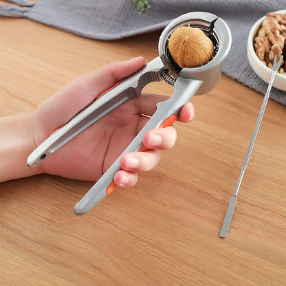 🥜💥 Casse-Noix Multifonction 💥🥔🐿️ Ouvre Noix, 🌰Amandes, Pistaches & Pécan –  🥑 Ultra-Résistant – 🛠️🥔✨ Aluminium Inoxydable Solide & Ultra Confort 👌 LOT DE 2 🥜✨ 1 article = 2 pièces