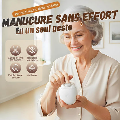 💅✨  LOT DE 2 Ponceuses à Ongles Automatique LED – 3 Vitesses Réglables, Silencieuse, Ultra Précise