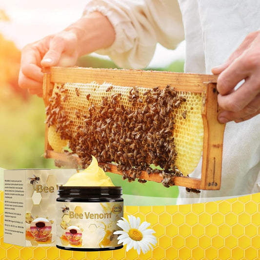 🍯🐝 Crème de Soin au Venin d’Abeille – Traitement Naturel des Verrues, Acrochordons, Imperfections Cutanées & Régénération de la Peau ✨🌿