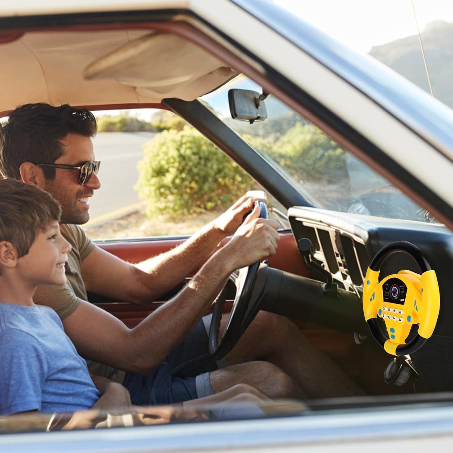 🚗🎶 Volant Musical de Simulation – Piste Électrique, Lumières & Sons