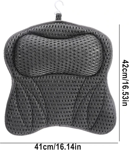 🛁✨ Oreiller de Bain Antidérapant 4D pour Baignoire – Soutien Tête Cou & Dos – Confort Spa à Domicile ⭐⭐⭐⭐⭐ Relaxation Totale