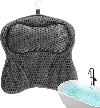🛁✨ Oreiller de Bain Antidérapant 4D pour Baignoire – Soutien Tête Cou & Dos – Confort Spa à Domicile ⭐⭐⭐⭐⭐ Relaxation Totale