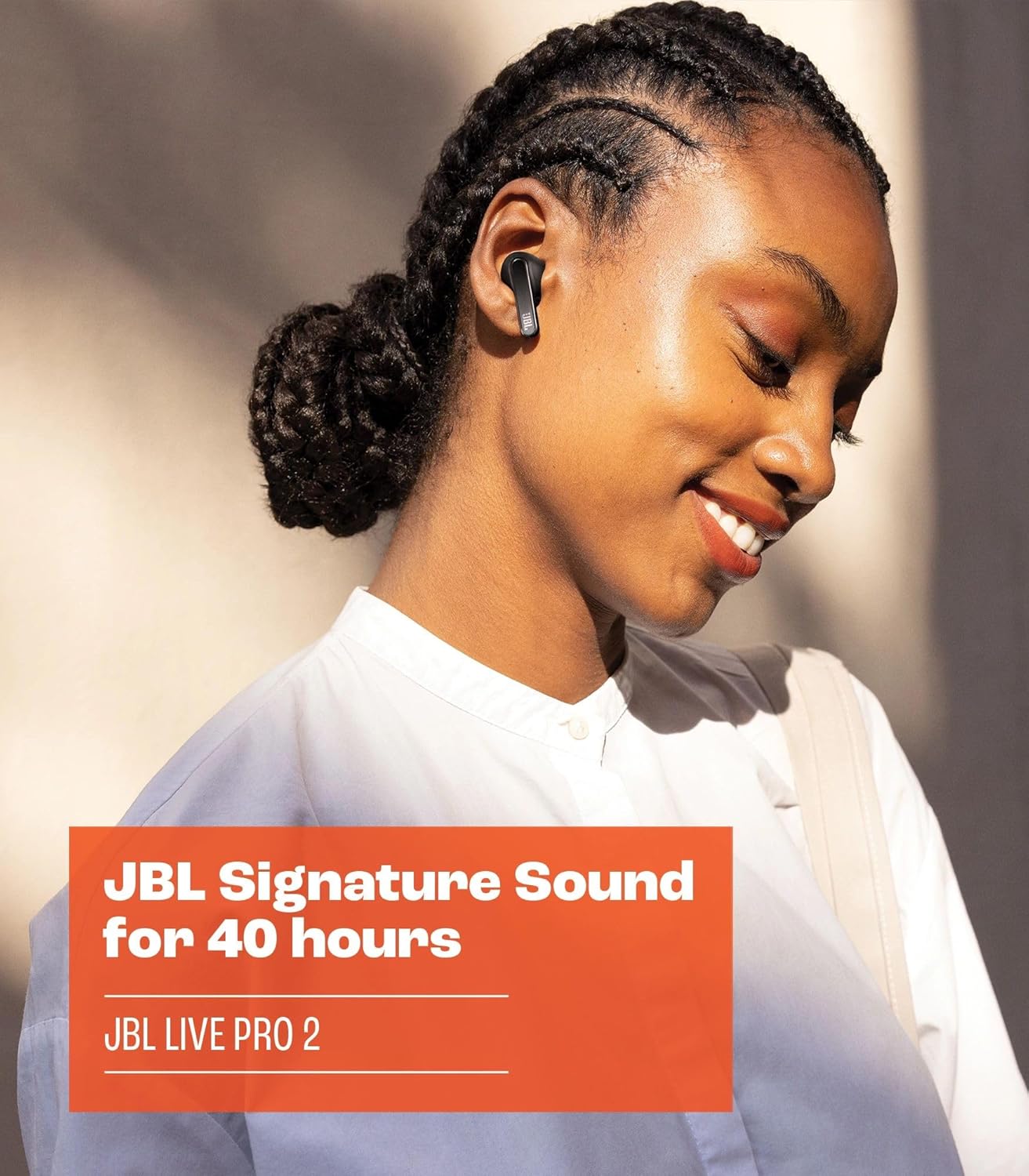 🎧✨ JBL Live Beam 3 — Écouteurs sans fil avec boîtier de recharge intelligent à écran intégré 🧠📟, réduction de bruit adaptative 🔇, appels parfaits 📞🎙️ et autonomie jusqu’à 48 h 🔋⏳