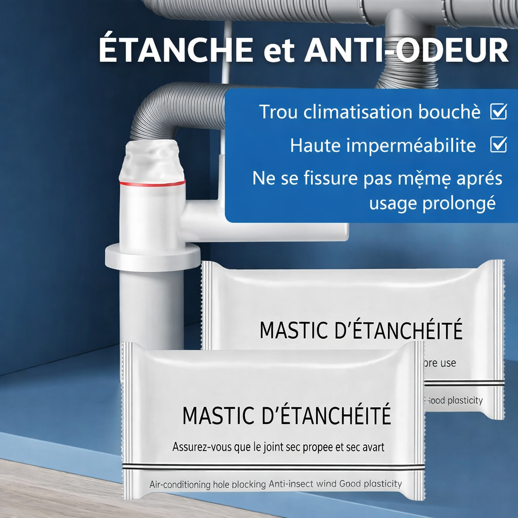 🧱🛠️ Pâte Mastic d’Étanchéité Imperméable Anti-Insectes – Réparation & Scellement des Trous Murs et Tuyaux 🐜🚫💧🧱🛠️ Pâte Mastic d’Étanchéité Imperméable – LOT DE 5 🖐️