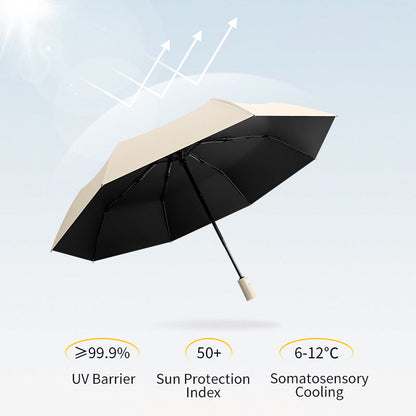Parapluie Pliant Coupe-Vent Anti-UV Imperméable — Grand, Coloré, Durable — Idéal pour la météo de Conakry ☔🌧️