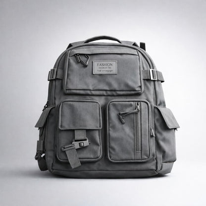 Sac à dos multi-poches grande capacité — Compartiment ordinateur | Matériau résistant | Confort quotidien 🎒✨