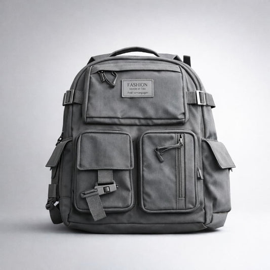 Sac à dos multi-poches grande capacité — Compartiment ordinateur | Matériau résistant | Confort quotidien 🎒✨