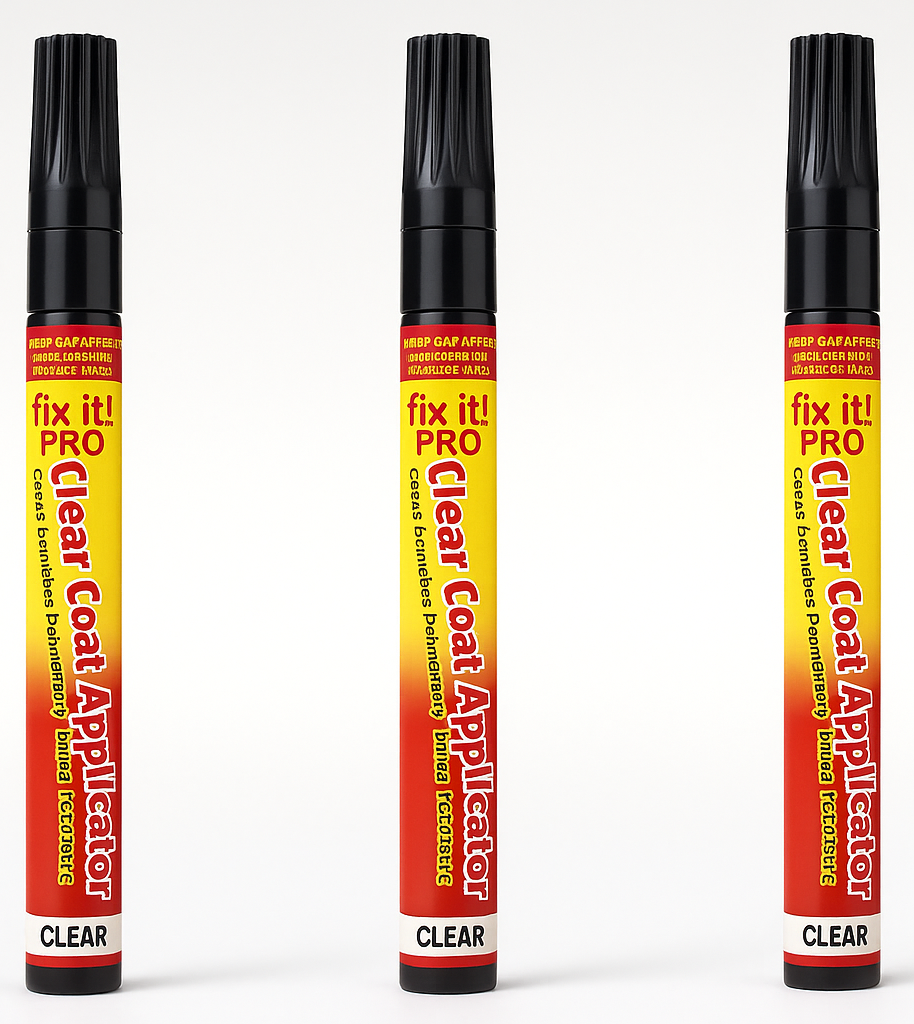 Lot de 3 stylos AutoClear — Stylo anti-rayures (x3), vernis transparent UV, toutes couleurs 🛠️