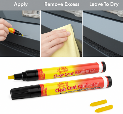 Lot de 3 stylos AutoClear — Stylo anti-rayures (x3), vernis transparent UV, toutes couleurs 🛠️