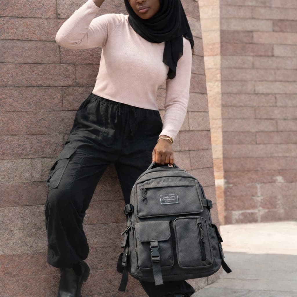 Sac à dos multi-poches grande capacité — Compartiment ordinateur | Matériau résistant | Confort quotidien 🎒✨