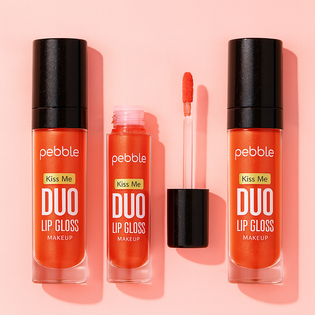 💄⭐️ Lot de 6 Brillant à Lèvres – Gloss Duo 2 en 1 Ultra Brillance • Double Teintes & Double Couleur • Effet Volume, Non Collant, Longue Tenue 👄