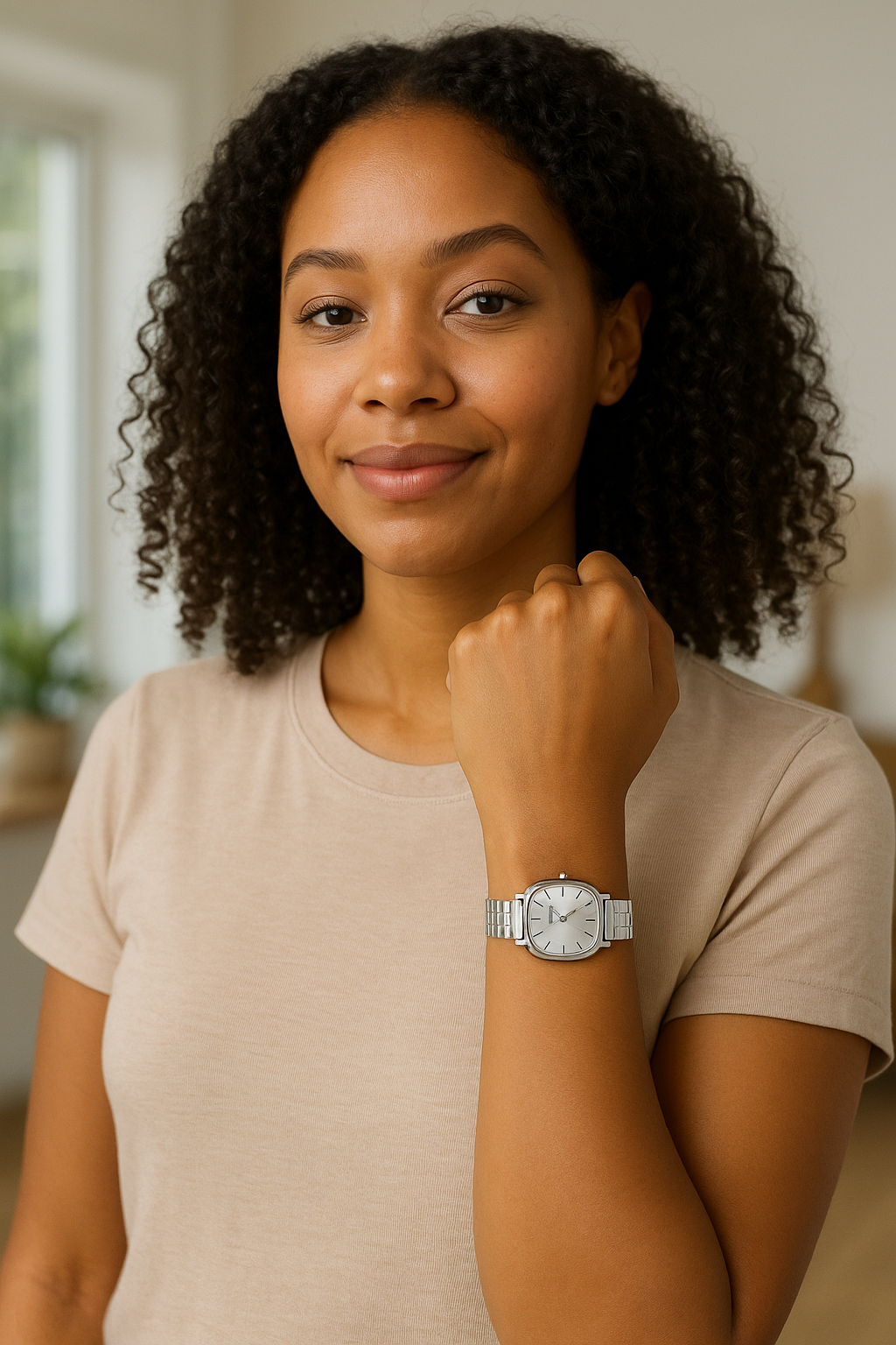 ⌚ Montre Quartz Rétro Carrée Casio — Unisexe (Hommes / Femmes) — Acier Inoxydable, Bracelet à Maillons, Résistance à l’eau du quotidien