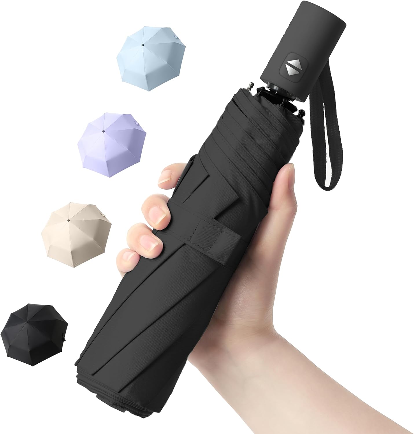 Parapluie Pliant Coupe-Vent Anti-UV Imperméable — Grand, Coloré, Durable — Idéal pour la météo de Conakry ☔🌧️