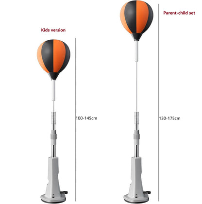 🥊🔥 Ballon de Boxe Autoportant Réglable Enfants & Adultes – Sac de Frappe Boxe & Arts Martiaux à Domicile – Rebond Rapide 360° | Ventouse Ultra Stable | Hauteur Ajustable