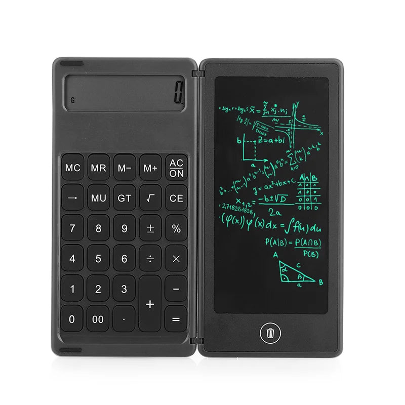 🖩 Mini Calculatrice avec Tablette LCD d’Écriture 2 en 1 📝