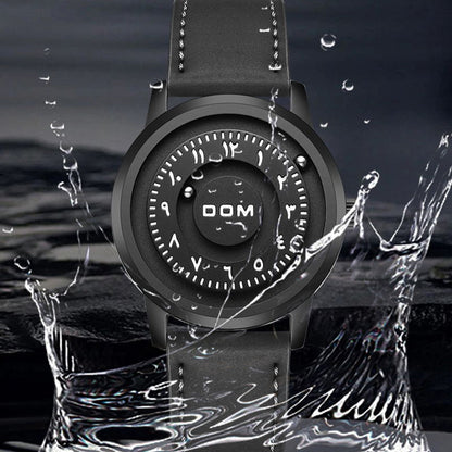 ✨🌌 Montre Magnétique Homme — Aiguille à bille défilante, design chic futuriste, quartz haute précision, imperméable ⌚️🧲