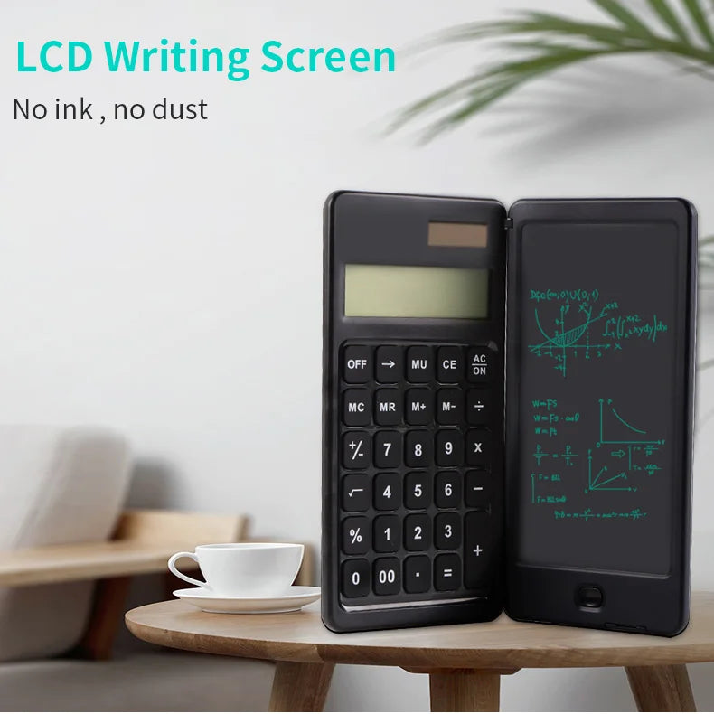 🖩 Mini Calculatrice avec Tablette LCD d’Écriture 2 en 1 📝