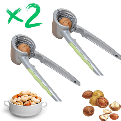 🥜💥 Casse-Noix Multifonction 💥🥔🐿️ Ouvre Noix, 🌰Amandes, Pistaches & Pécan –  🥑 Ultra-Résistant – 🛠️🥔✨ Aluminium Inoxydable Solide & Ultra Confort 👌 LOT DE 2 🥜✨ 1 article = 2 pièces