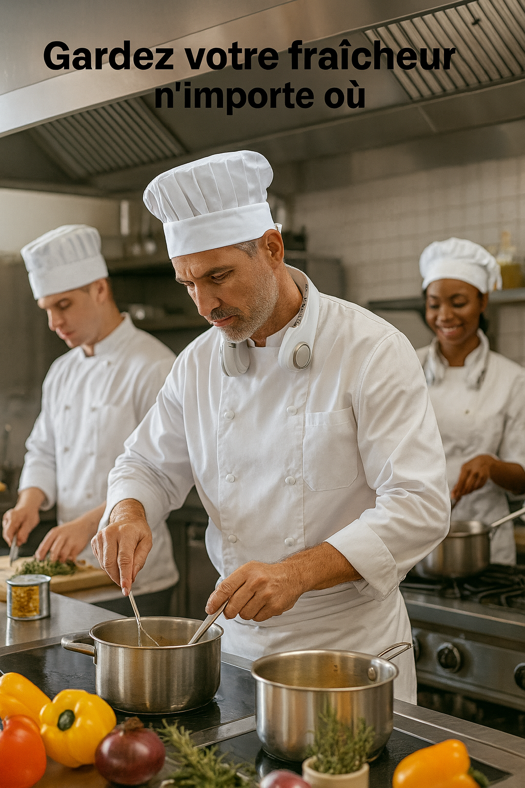 FreshNeck — Ventilateur de cou sans pales 360°, 3 vitesses, USB rechargeable 🌀