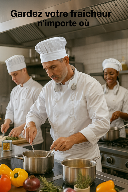 FreshNeck — Ventilateur de cou sans pales 360°, 3 vitesses, USB rechargeable 🌀